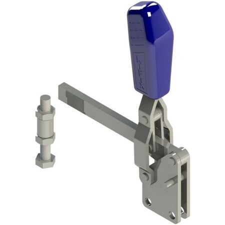 Kifix Vertical Hold-Down Toggle Clamp, 440 Lb.Retention Force, 90 Degree Opening Angle KF-017-RS